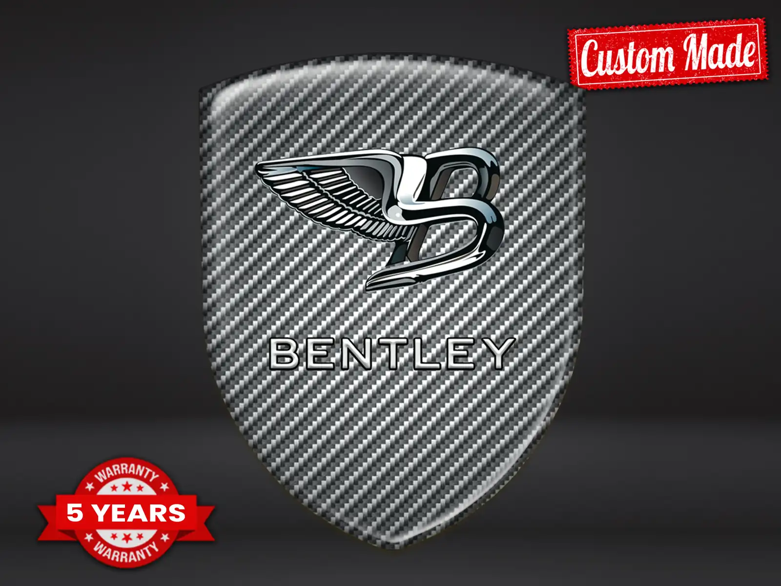 Bentley Selbstklebende Sticker Auto Edles Finish Premium